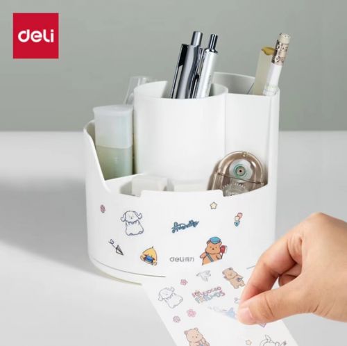 多功能分格旋轉(zhuǎn)筆筒